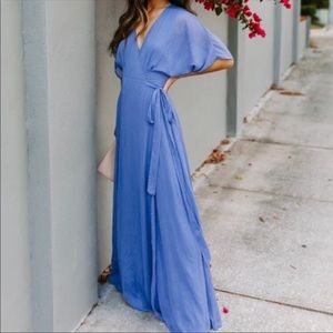 VICI kimono maxi w/ slight sparkling threading